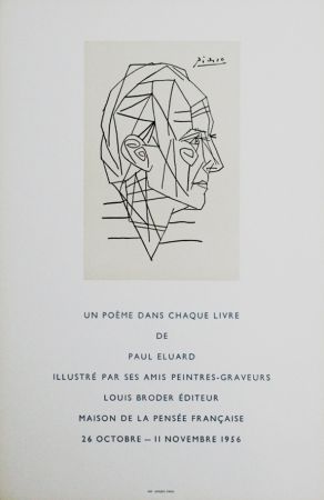 Cartel Picasso - '' Maison de la Pensée Francaise ''