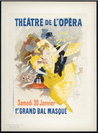Litografía Cheret - Maitres de L'affiche : Théâtre de l'Opéra, 1897