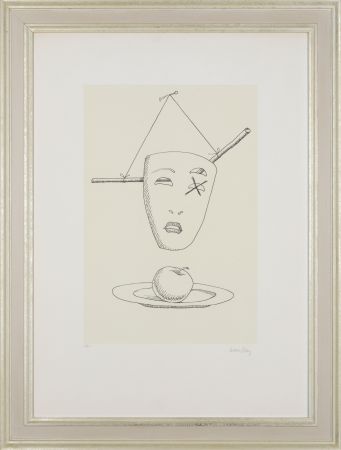 Litografía Ray - Man Ray (1890–1976) - Maschere - Lithograph on paper