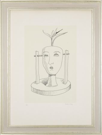 Litografía Ray - Man Ray (1890–1976) - Maschere - Lithograph on paper