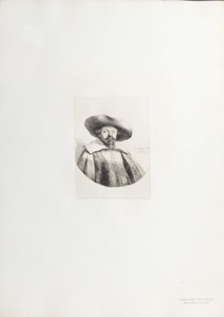 Heliograbado Rembrandt - Manasseh Ben Israel