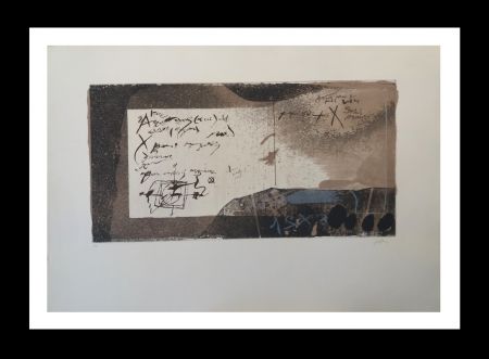 Aguafuerte Y Aguatinta Tàpies - Manuscrito