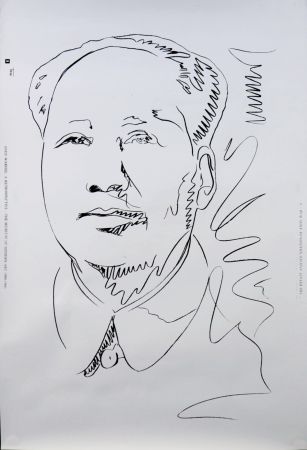 Serigrafía Warhol - Mao, 1989-1990 - Very scarce!
