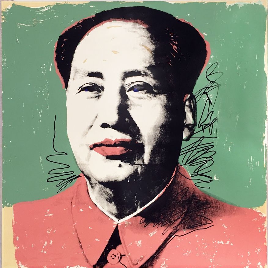 Serigrafía Warhol - Mao, II.95