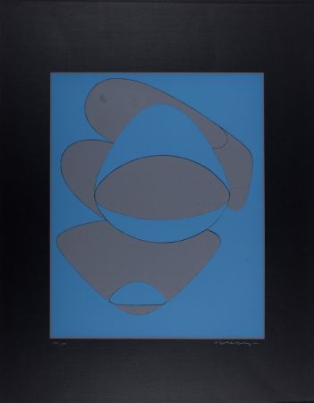 Serigrafía Vasarely - Mar Caribe