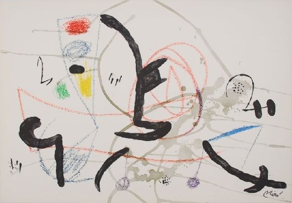 Litografía Miró - Maravillas con variaciones acrosticas 