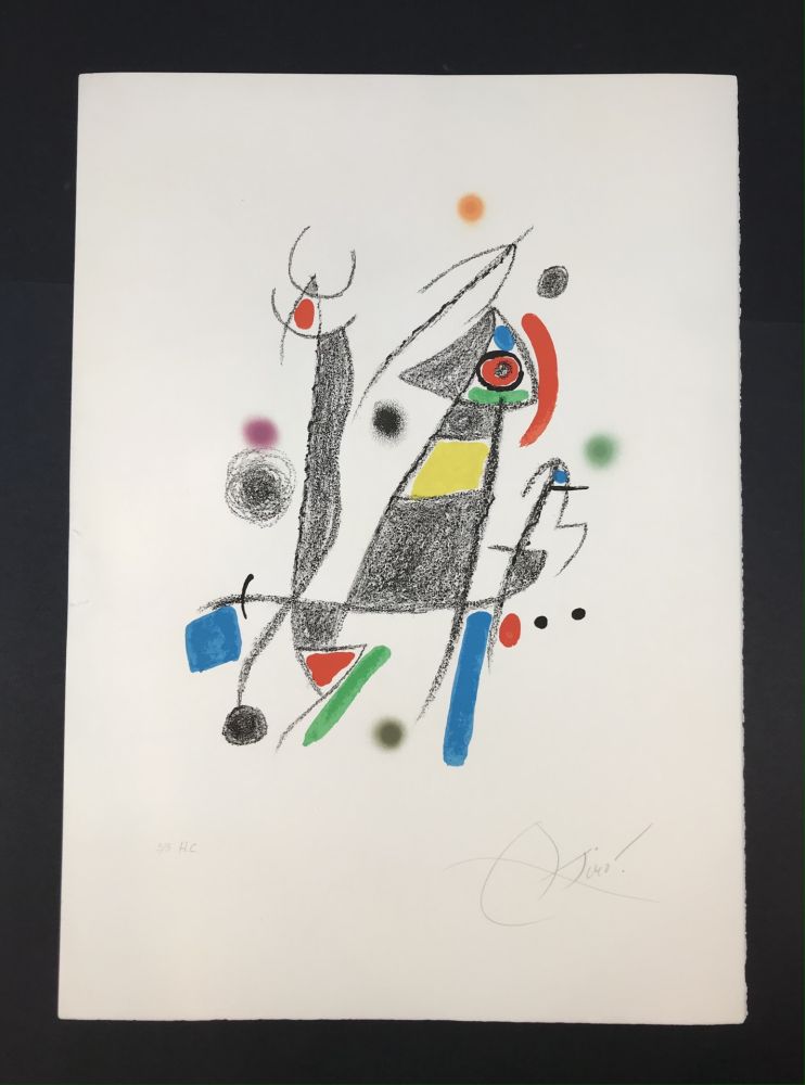 Litografía Miró - Maravillas con variaciones acrosticas