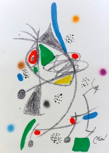 Litografía Miró - Maravillas con variaciones acrosticas 4