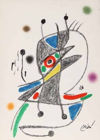 Litografía Miró - Maravillas con Variaciones Acrosticas en el jardin de Miro (Number 3)