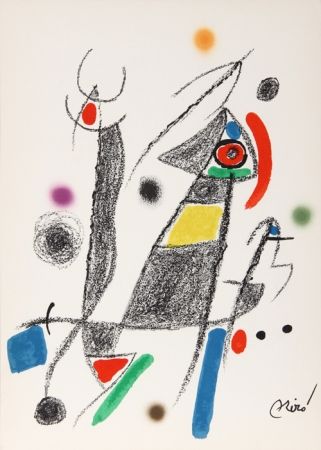 Litografía Miró - Maravillas con Variaciones Acrosticas en el jardin de Miro (Number 8)