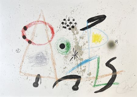 Litografía Miró - Maravillas con variaciones acrósticas