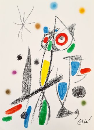 Litografía Miró - Maravillas con Variaciones Acrósticas 12