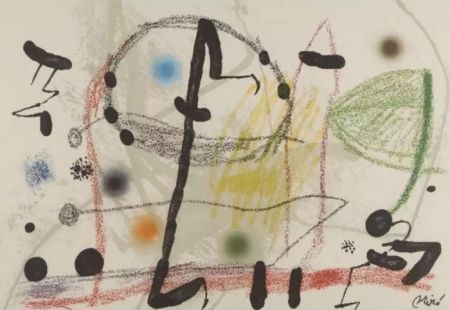 Litografía Miró - Maravillas con variaciones acrósticas 13