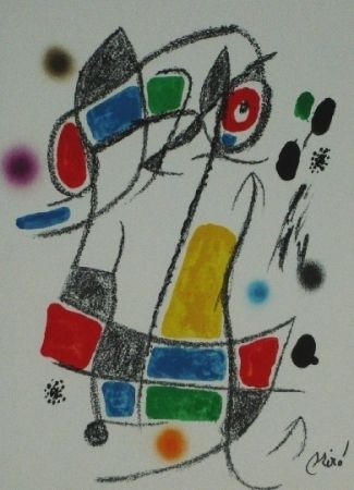 Litografía Miró - Maravillas con Variaciones Acrósticas en El Jardín