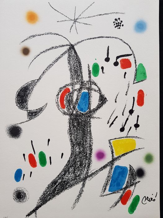 Litografía Miró - Maravillas con variaciones acrósticas en el jardín de Miró - 19