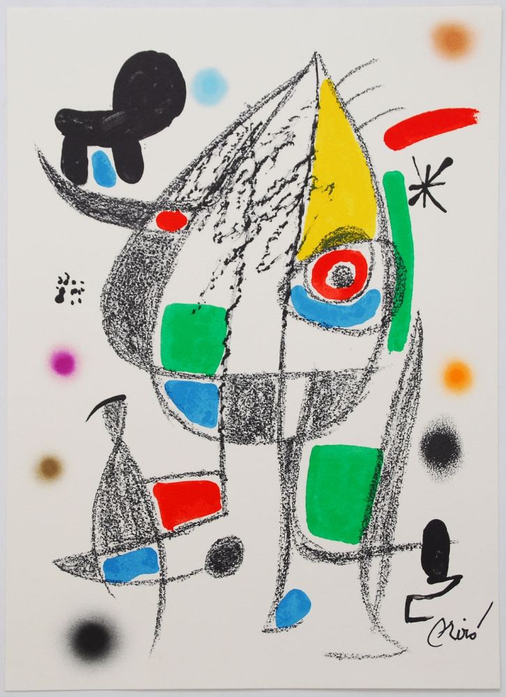Litografía Miró - Maravillas con variaciones acrósticas en el jardín de Miró - 20