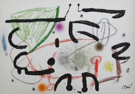 Litografía Miró - Maravillas Con Variaciones Acrósticas En El Jardín De Miró n11