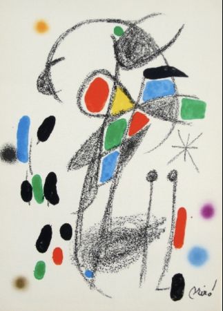 Litografía Miró - Maravillas con variacones acrosticas 19