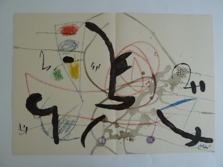Litografía Miró - Maravillas XI