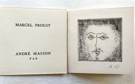 Libro Ilustrado Masson - Marcel PROUST et André MASSON. 