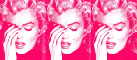 Serigrafía Young - Marilyn Crying Triptych