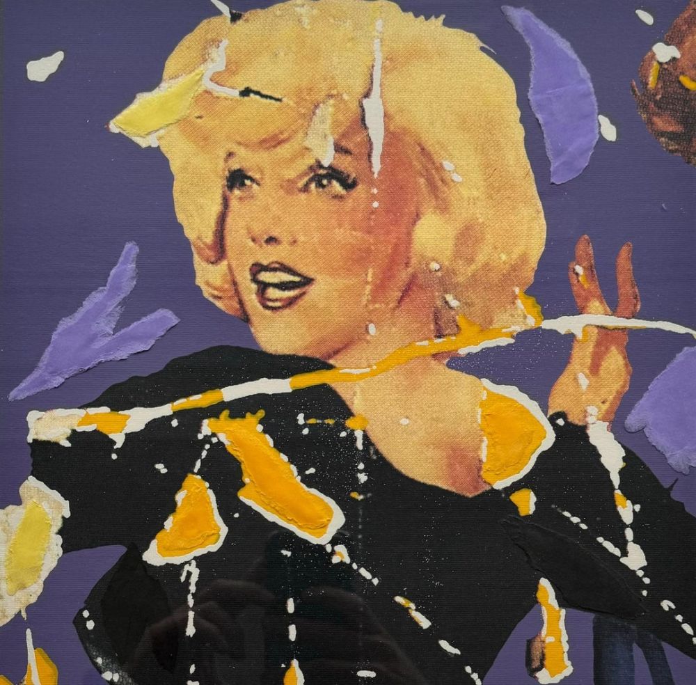 Serigrafía Rotella - Marilyn, I Volti V 