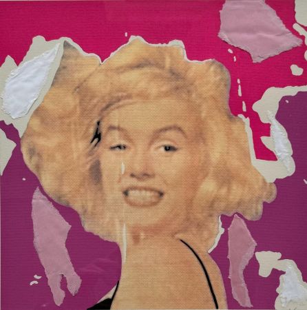 Serigrafía Rotella - Marilyn, I Volti VI 