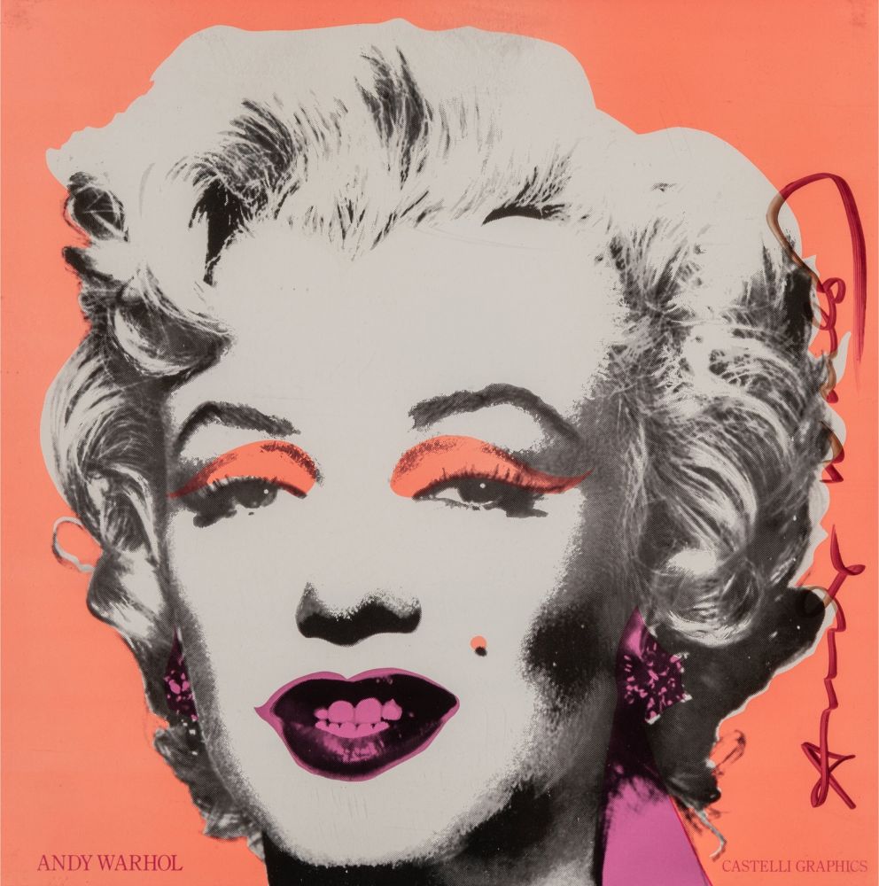 Serigrafía Warhol - Marilyn Invitation 12″ X 12″ (Castelli Graphics)