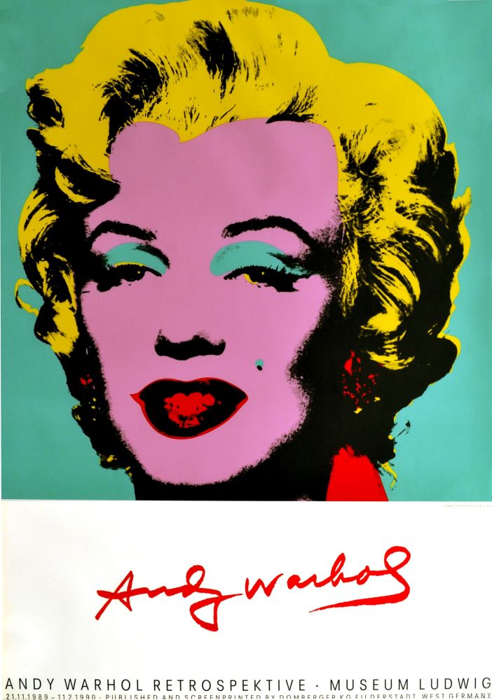Cartel Warhol - Marilyn Monroe