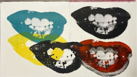 Serigrafía Warhol - Marilyn Monroe I Love Your Kiss Forever Forever (FS II.5)