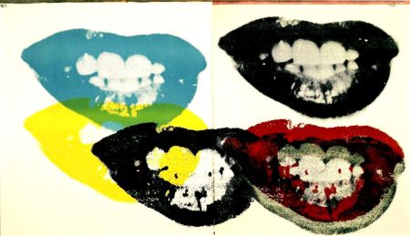 Serigrafía Warhol - Marilyn Monroe I Love Your Kiss Forever Forever (FS II.5)