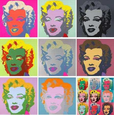 Litografía Warhol (After) - Marilyn (Sunday B. Morning portfolio)