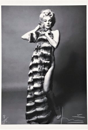 Fotografía Stern - Marilyn with Chinchilla Coat