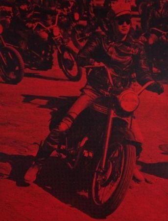 Serigrafía Young - Marlon Brando (Bike)