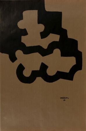 Litografía Chillida - Marmol y Plomo, 1974