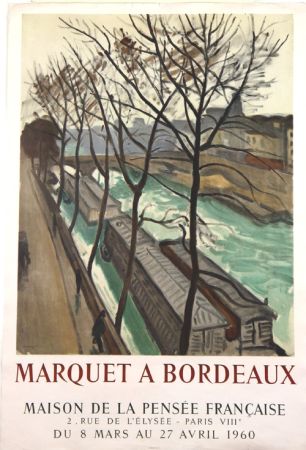 Litografía Marquet - Marquet à Bordeaux  