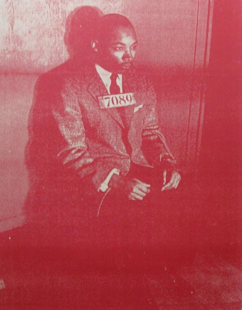 Múltiple Young - Martin Luther King 7089 Mug Shot Red