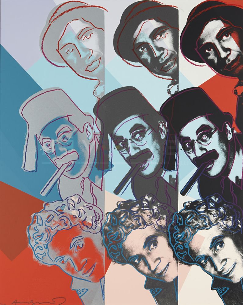 Serigrafía Warhol - Marx Brothers (FS II.232)