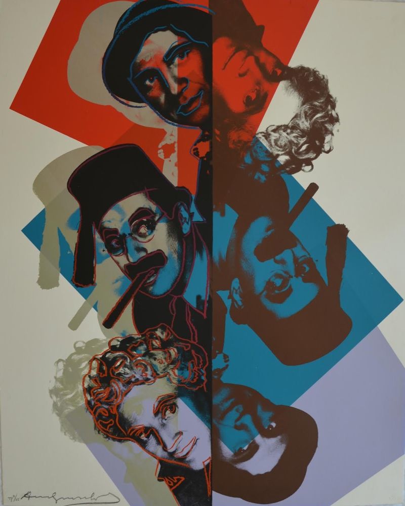Serigrafía Warhol - Marx Brothers (FS II232) Trial Proof