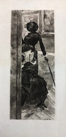 Aguatinta Degas - Mary Cassatt at the Louvre: the paintings gallery