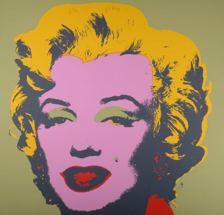 Serigrafía Warhol - Marylin (#D), c. 1980