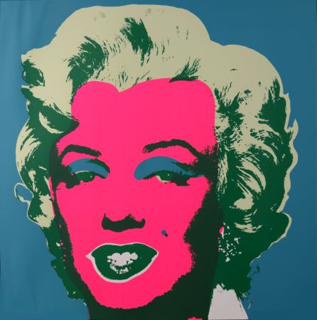 Serigrafía Warhol - Marylin (#F), c. 1980 - Very large silkscreen
