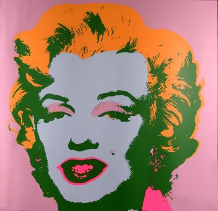 Serigrafía Warhol - Marylin (#H), c. 1980 - Very large silkscreen