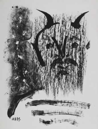 Litografía Picasso - Masque de Cendre #3, 1949