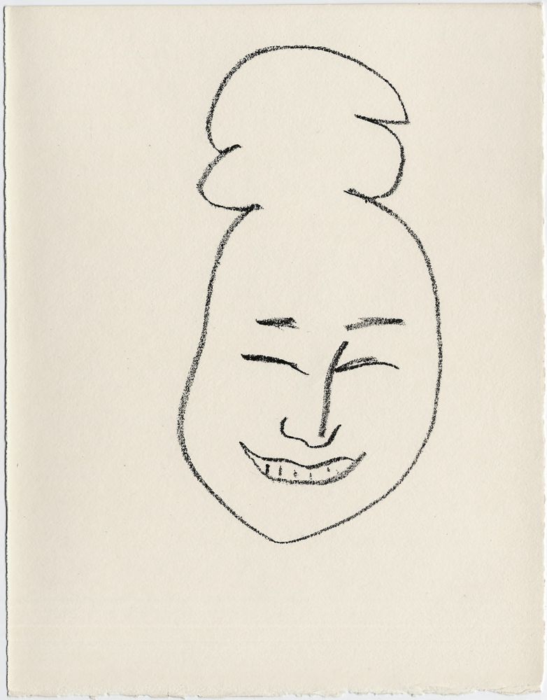 Litografía Matisse - Masque esquimo n° 4. 1947  (Pour Une Fête en Cimmérie)
