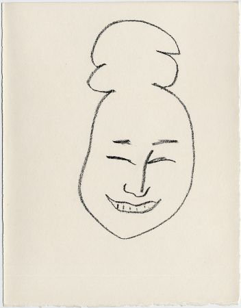 Litografía Matisse - Masque esquimo n° 4. 1947  (Pour Une Fête en Cimmérie)