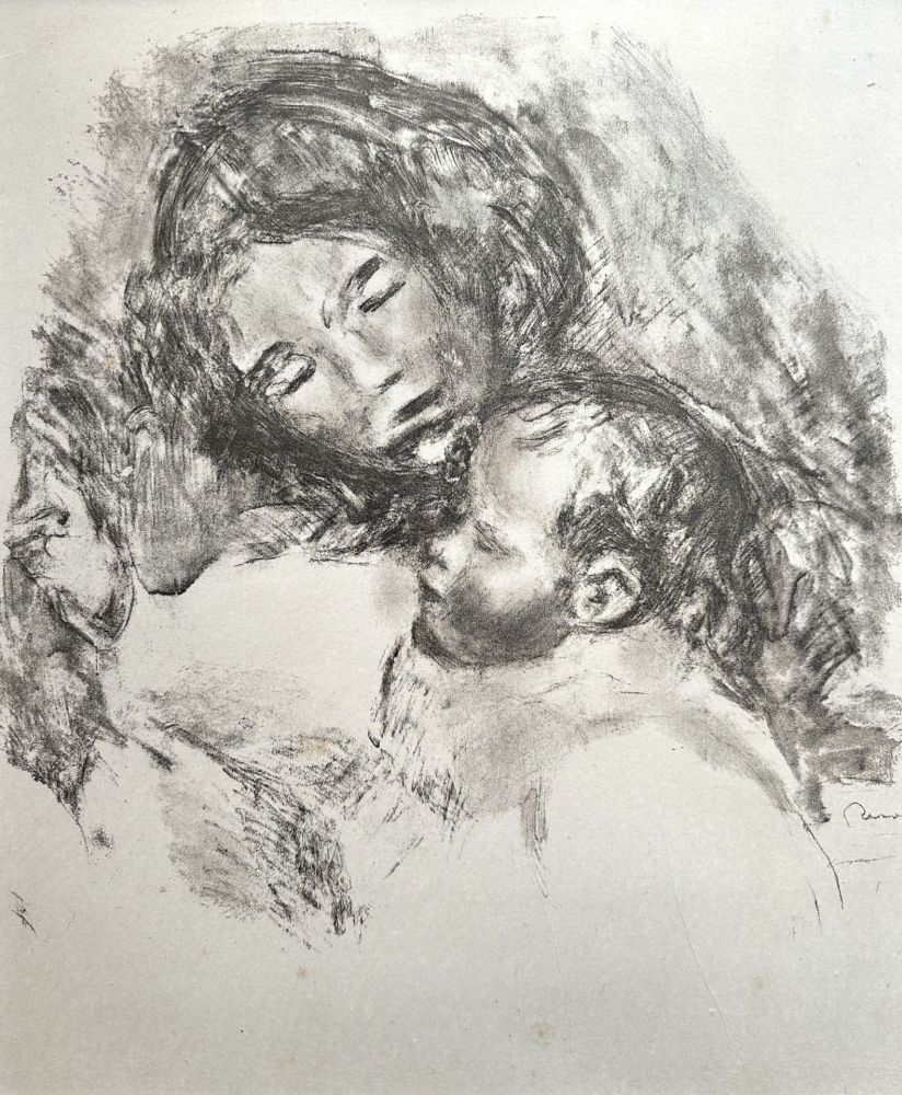 Litografía Renoir - Maternité
