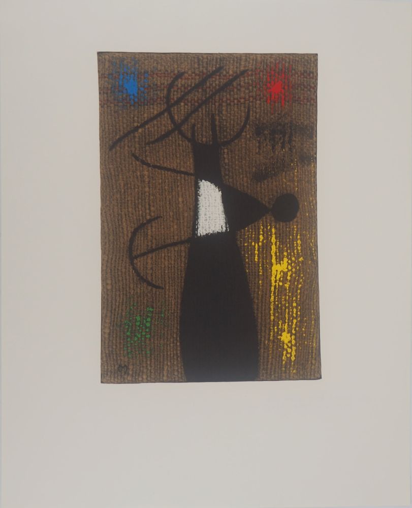 Litografía Miró - Maternité, Femme et enfant