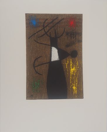 Litografía Miró - Maternité, Femme et enfant