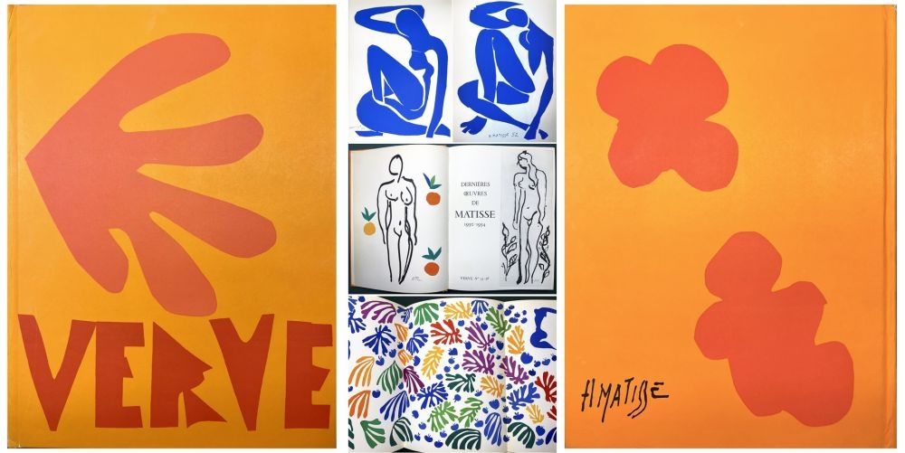 Libro Ilustrado Matisse - MATISSE. DERNIÈRES ŒUVRES 1950 - 1954 (VERVE Vol. IX, No. 35-36. 1958)